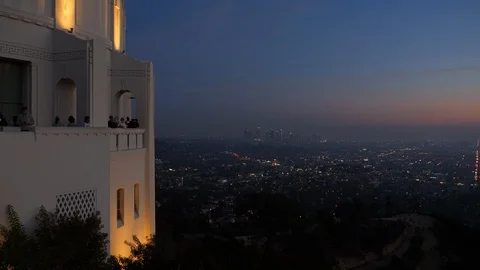 Griffith Observatory on November 17, 2018 in Los Angeles Stock Footage 101478621