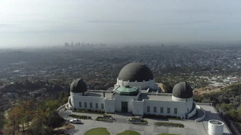 Griffith Observatory profile Stock Footage 183822293