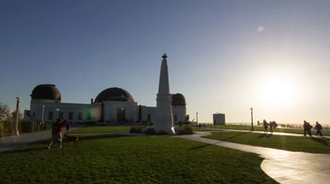 Griffith Observatory Time Lapse (Hyperlapse) 库存影片 36687038