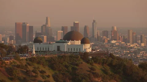 Griffith Observatory_day Video stock 180750249