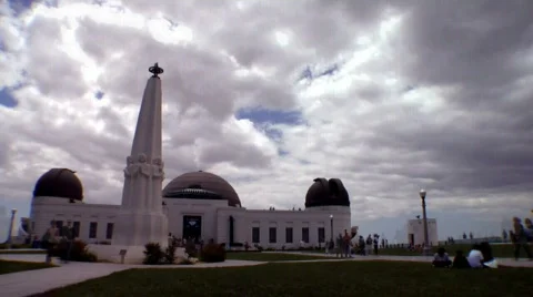 Griffith Park Observatory-Time Lapse Stock Footage 726625