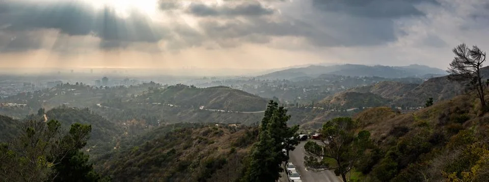 Griffith Park Panorama Foto stock