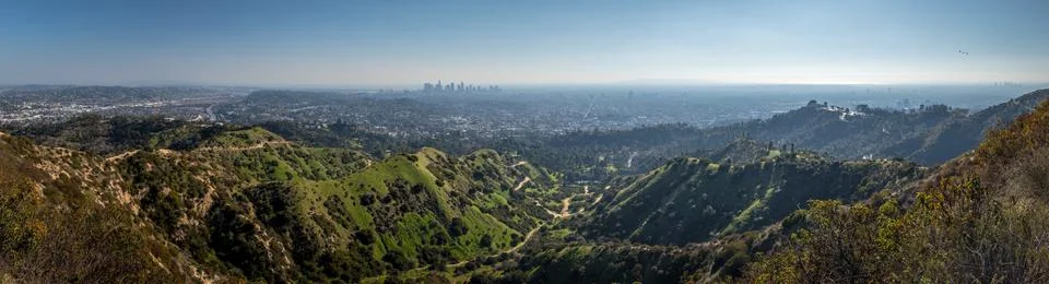 Griffith Park Panorama Foto stock