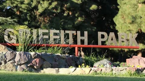 Griffith Park Sign Video stock 20444063