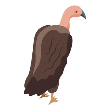 Griffon icon isometric vector. Vulture bird Illustrazione stock