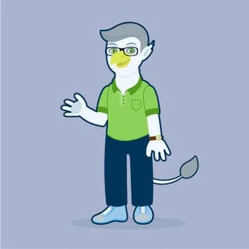 Griffon mascot Stock Illustration