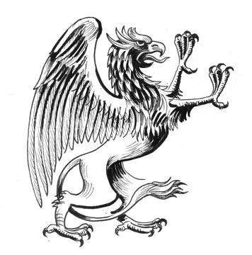 Griffon monster Stock Illustration
