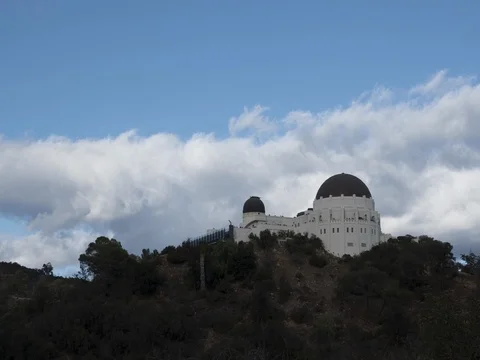 Grifith Park Obervatory timelapse shot Video stock 71208601