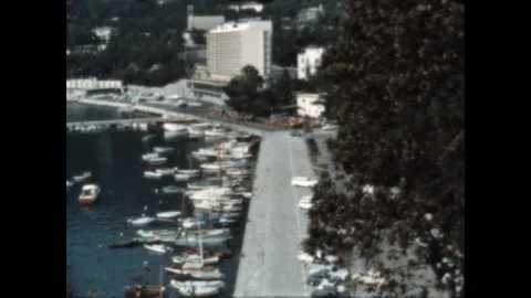 Grignano Marina 1964 Video stock 309331119