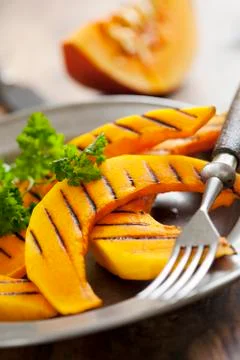 Grileld pumpkin Stock Photos