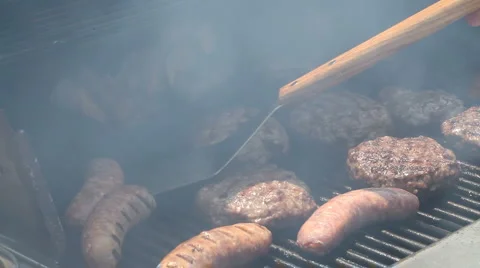 Grill 3 Stock Footage 5694969