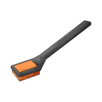Grill brush illustration Stock Illustration