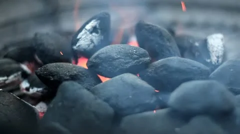 Grill Charcoal 스톡 동영상 12201948