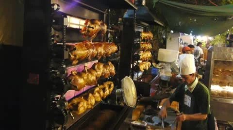 Grill chicken Stock Footage 10791999