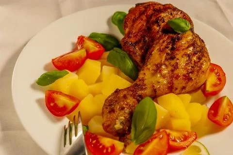 Grill chicken Stock Photos