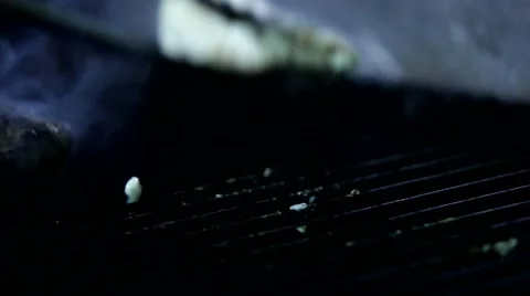 Grill Chicken in  Resturant Stock Footage 44247569