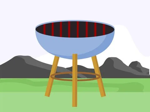 Grill Concept Illustration Stock Illustration