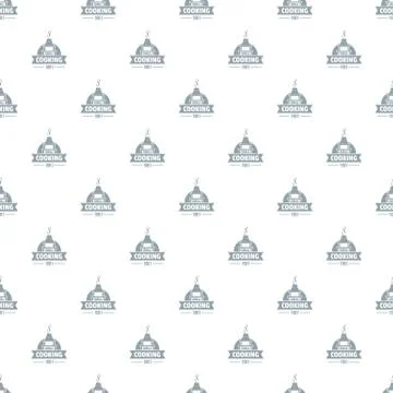 Grill cooking pattern vector seamless Stock Illustration