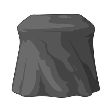 Grill cover illustration Stock Illustration