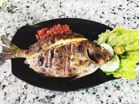 Grill Fish Stock Photos