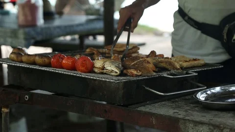 Grill Stock Footage 100855072