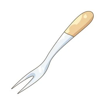 Grill fork Stock Illustration