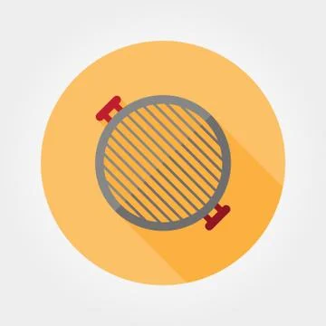 Grill grate icon Stock Illustration