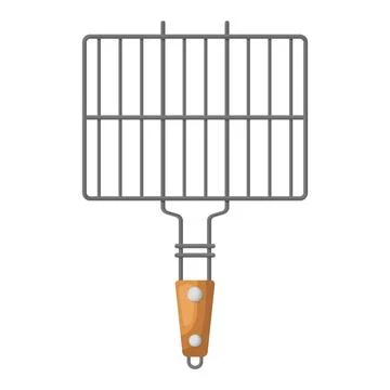 Grill grate. Vector illustration on a white background Stock Illustration