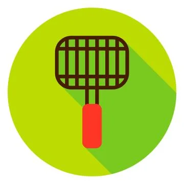 Grill Grates Circle Icon Ilustración de archivo