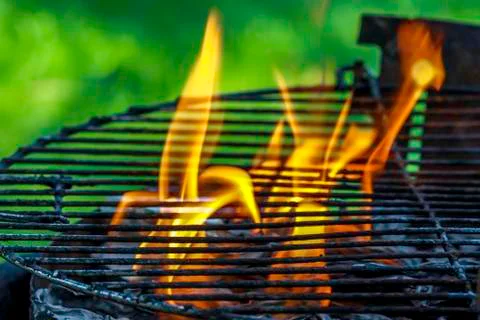 Grill grid Foto stock