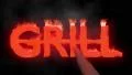 Grill Hot text brand branding iron flaming heat flames overlay 4K 4k or 4k+ Resolution