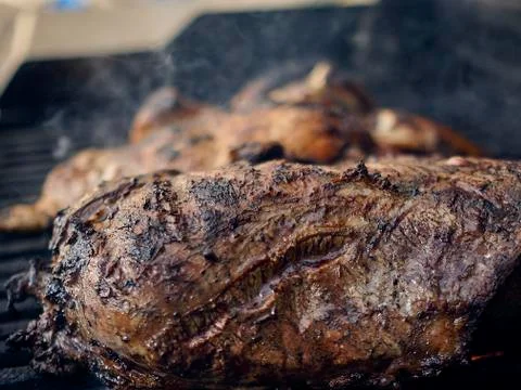 Grill meat BBQ Stock Photos