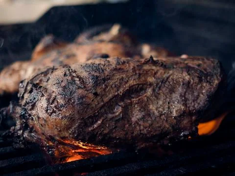 Grill meat BBQ Stock Photos