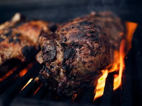 Grill meat BBQ Stock Photos