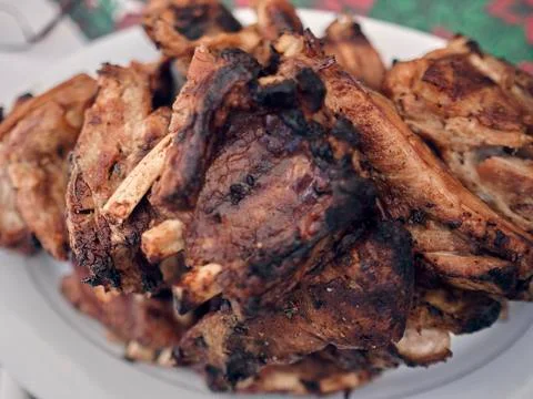 Grill meat BBQ Stock Photos