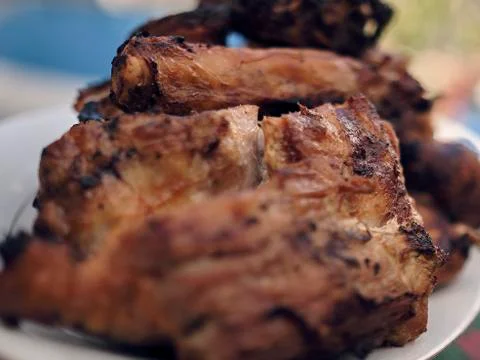 Grill meat BBQ Stock Photos