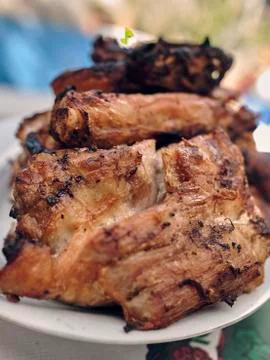Grill meat BBQ Stock Photos