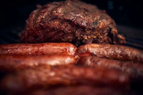 Grill meat BBQ Stock Photos