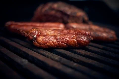 Grill meat BBQ Stock Photos