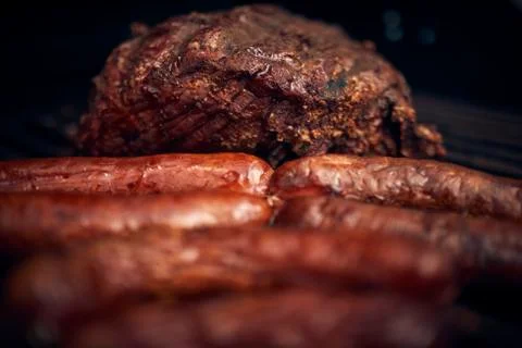 Grill meat BBQ Stock Photos