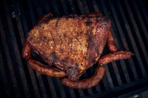 Grill meat BBQ Stock Photos