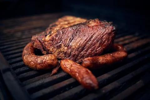 Grill meat BBQ Stock Photos