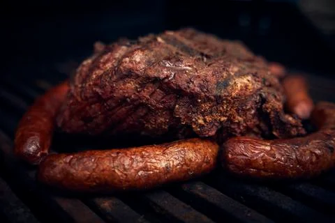 Grill meat BBQ Stock Photos