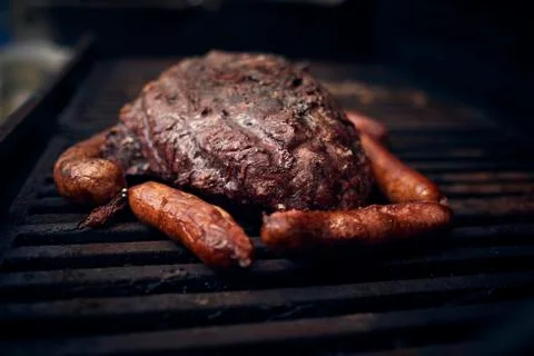 Grill meat BBQ Stock Photos