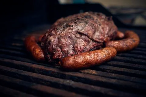 Grill meat BBQ Stock Photos