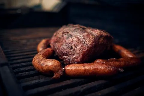Grill meat BBQ Stock Photos