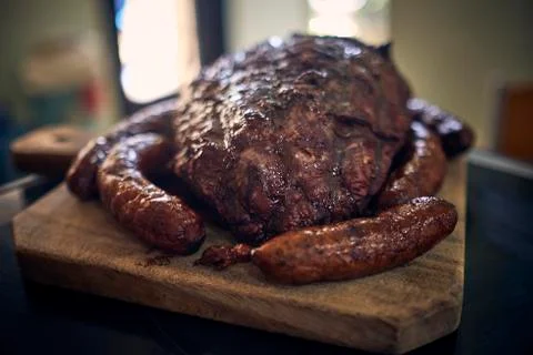 Grill meat BBQ Stock Photos