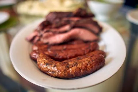 Grill meat BBQ Stock Photos