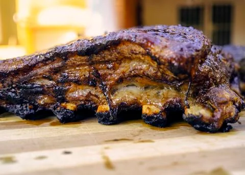 Grill meat BBQ Stock Photos