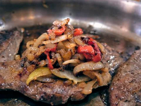 Grill meat BBQ Foto stock